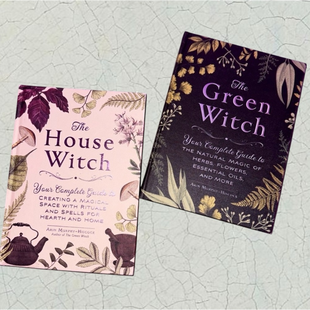 The House Witch and The Green Witch New Age Books Hardcovers